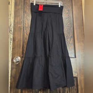 NWT XCVI WEARABLES Black Tiered Ruffled Women's Palooza Pants Sz XS